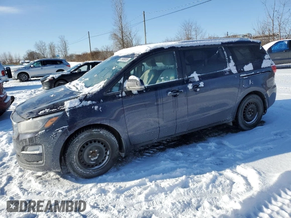 2020 Kia Sedona LX with VIN KNDMB5C11L6655704, listed as a Copart auction lot 41989095 with 88,318 mi miles and Salvage Title. Bid and sale history available at carsss.com. Image 1.