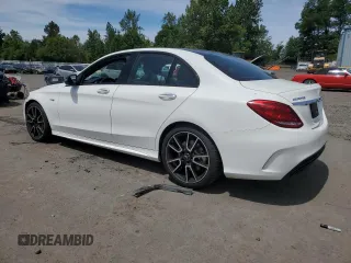 2018 Mercedes-Benz C 43 AMG z VIN 55SWF6EBXJU247534, wystawiony jako Copart lot #61761465 z przebiegiem 177 291 mil mil oraz Czysty tytuł • Clean title. Historia ofert i sprzedaży dostępna na DreamBid. Obrazek 2.