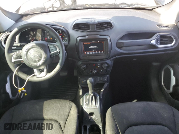 2021 Jeep Renegade Sport with VIN ZACNJDAB7MPN09803, listed as a Copart auction lot 57398105 with 41,041 mi miles and Salvage title. Bid and sale history available at DreamBid. Image 8.