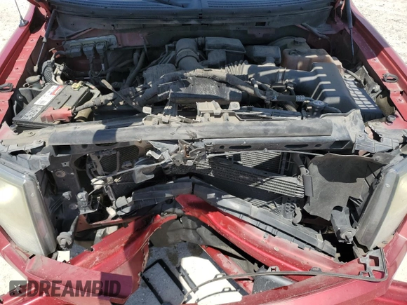 2010 Ford F-150 XL with VIN 1FTFX1CV9AKB84802, listed as a Copart auction lot 56970445 with 220,404 mi miles and Salvage title. Bid and sale history available at DreamBid. Image 11.