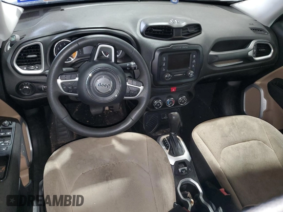2017 Jeep Renegade Sport with VIN ZACCJAAB9HPF80399, listed as a Copart auction lot 50974275 with 98,339 mi miles and Clean Title. Bid and sale history available at DreamBid. Image 8.