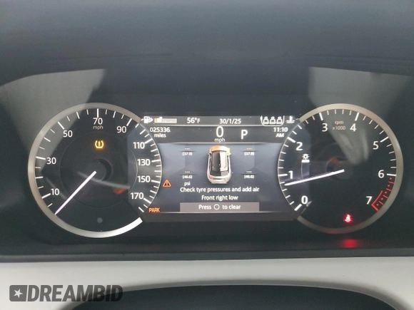 2022 Land Rover Range Rover Velar R-Dynamic S z VIN SALYT2EX5NA334353, wystawiony jako Copart lot #43077925 z przebiegiem 25 336 mil mil oraz Szkoda całkowita • Salvage title. Historia ofert i sprzedaży dostępna na DreamBid. Obrazek 9.