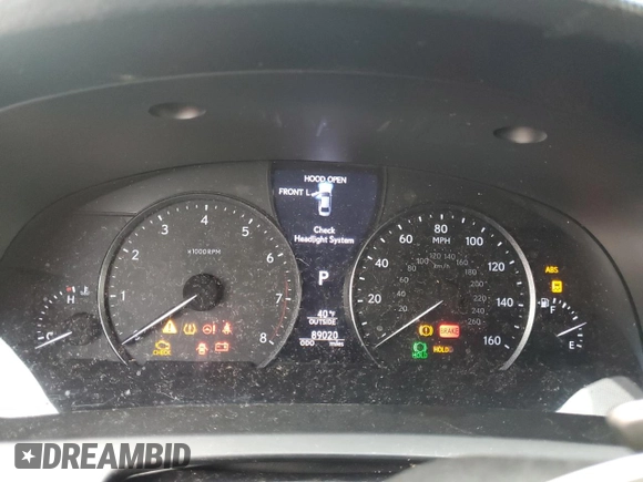 2014 Lexus LS 460 with VIN JTHCL5EF7E5021273, listed as a Copart auction lot 84321204 with 89,020 mi miles and Clean title. Bid and sale history available at DreamBid. Image 9.