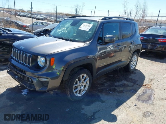 2021 Jeep Renegade Latitude with VIN ZACNJDBB8MPM28565, listed as a IAAI auction lot 41826922 with 81,949 mi miles and . Bid and sale history available at DreamBid. Image 19.