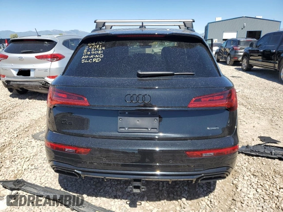 2024 Audi Q5 S line Prestige with VIN WA1F2AFY3R2034081, listed as a Copart auction lot 57884204 with 2,793 mi miles and Salvage Title. Bid and sale history available at carsss.com. Image 6.