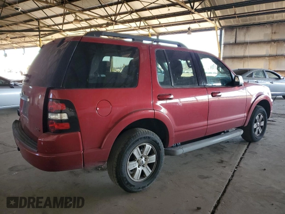 2010 Ford Explorer XLT with VIN 1FMEU7DEXAUA57904, listed as a Copart auction lot 88169415 with 133,033 mi miles and Salvage Title. Bid and sale history available at carsss.com. Image 3.