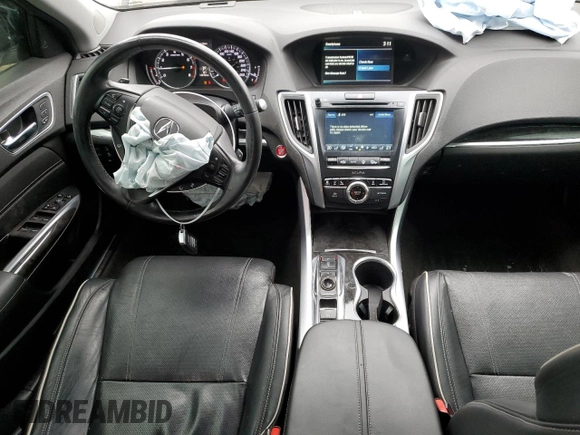 2018 Acura TLX w/Advance Pkg with VIN 19UUB3F78JA800267, listed as a Copart auction lot 45623984 with 125,758 mi miles and Salvage Title. Bid and sale history available at carsss.com. Image 8.