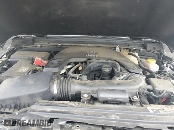 2020 Jeep Wrangler Unlimited Sport Altitude with VIN 1C4HJXDGXLW241744, listed as a Copart auction lot 79903604 with 44,461 mi miles and Salvage title. Bid and sale history available at DreamBid. Image 12.