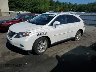 2012 Lexus RX 450h with VIN JTJBC1BA0C2050107, listed as a Copart auction lot 62010125 with Not provided miles and Salvage title. Bid and sale history available at DreamBid. Image 1.