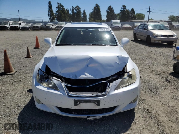 2007 Lexus IS 250 z VIN JTHBK262575044420, wystawiony jako Copart lot #55859195 z przebiegiem 155 623 mil mil oraz Szkoda całkowita • Salvage title. Historia ofert i sprzedaży dostępna na DreamBid. Obrazek 5.