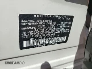 2025 Subaru Forester Premium with VIN JF2SLDBC0SH500311, listed as a Copart auction lot 55269395 with 508 mi miles and Salvage title. Bid and sale history available at DreamBid. Image 13.