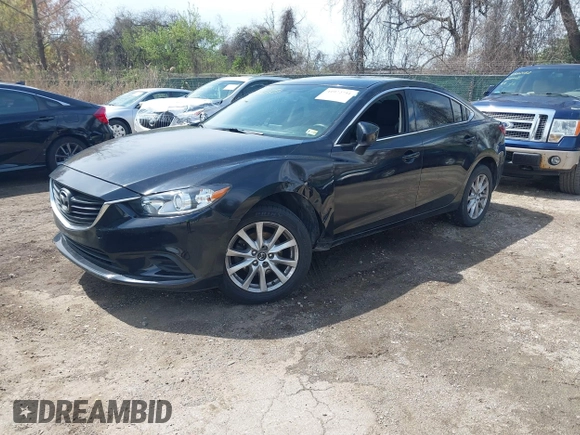 2017 Mazda 6 Sport with VIN JM1GL1U54H1102781, listed as a IAAI auction lot 41972751 with 90,022 mi miles. Bid and sale history available at carsss.com. Image 2.