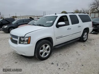 2014 Chevrolet Suburban LTZ with VIN 1GNSCKE0XER132827, listed as a Copart auction lot 84580974 with 219,518 mi miles and Clean Title. Bid and sale history available at carsss.com. Image 1.