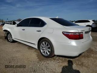 2009 Lexus LS 460 with VIN JTHBL46F995086717, listed as a Copart auction lot 50506665 with 98,362 mi miles and Salvage title. Bid and sale history available at DreamBid. Image 2.