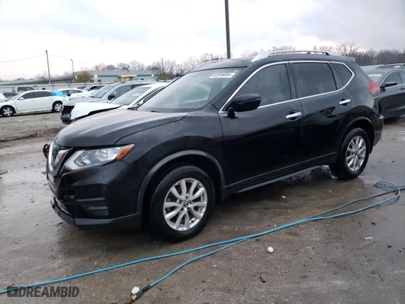 2019 Nissan Rogue SV with VIN JN8AT2MT7KW252201, listed as a Copart auction lot 83546084 with 78,263 mi miles and Salvage Title. Bid and sale history available at carsss.com. Image 1.