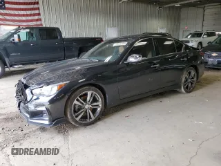 2021 Infiniti Q50 Signature Edition с VIN JN1EV7CR5MM752479, выставлен на аукционе Copart как лот 59332895 с пробегом 37 884 миль миль и Списание • Salvage title. История ставок и продаж доступна на DreamBid. Изображение 1.