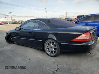 2005 Mercedes-Benz CL-Class 5.0L with VIN WDBPJ75J65A044347, listed as a Copart auction lot 45980115 with 174,010 mi miles and Salvage Title. Bid and sale history available at carsss.com. Image 2.