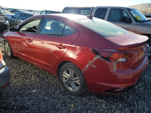 2019 Hyundai Elantra SEL with VIN 5NPD84LF2KH428031, listed as a Copart auction lot 88273975 with 147,756 mi miles and Salvage Title. Bid and sale history available at carsss.com. Image 2.
