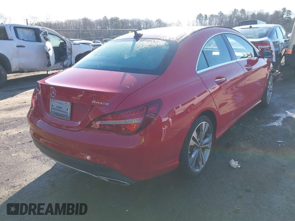 2019 Mercedes-Benz CLA 250 with VIN WDDSJ4GB2KN765758, listed as a IAAI auction lot 41224233 with 31,498 mi miles and . Bid and sale history available at DreamBid. Image 4.