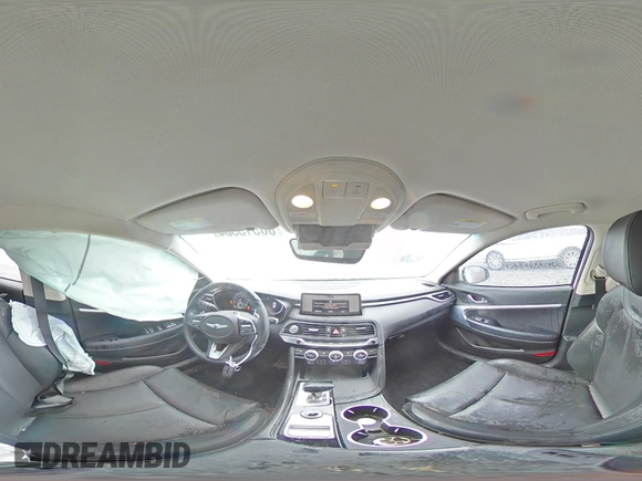 2023 Genesis G70 2.0T with VIN KMTG34TA5PU134136, listed as a Copart auction lot 80513584 with 12,567 mi miles and Salvage Title. Bid and sale history available at DreamBid. Image 14.
