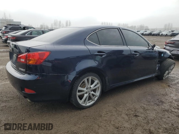 2006 Lexus IS 350 with VIN JTHBE262965000071, listed as a Copart auction lot 82420324 with 203,383 mi miles and Clean title. Bid and sale history available at DreamBid. Image 3.
