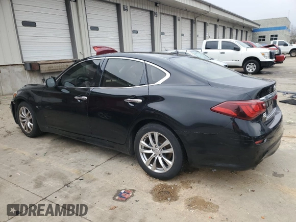2017 Infiniti Q70 3.7 with VIN JN1BY1AP9HM740558, listed as a Copart auction lot 45380705 with 143,810 mi miles and Salvage title. Bid and sale history available at DreamBid. Image 2.