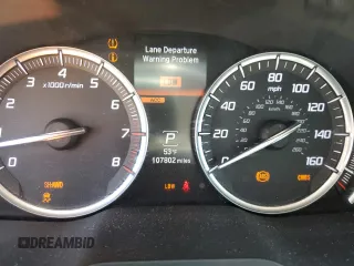 2014 Acura MDX Advance with VIN 5FRYD4H87EB024392, listed as a Copart auction lot 50123185 with 107,802 mi miles and Salvage Title. Bid and sale history available at DreamBid. Image 9.