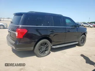 2022 Ford Expedition XLT with VIN 1FMJU1HT4NEA34624, listed as a Copart auction lot 56891045 with 48,202 mi miles and Salvage title. Bid and sale history available at DreamBid. Image 3.