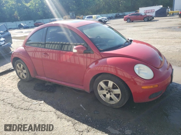 2007 Volkswagen Beetle with VIN 3VWRW31C77M504419, listed as a Copart auction lot 62310725 with 225,004 mi miles and Salvage title. Bid and sale history available at DreamBid. Image 4.