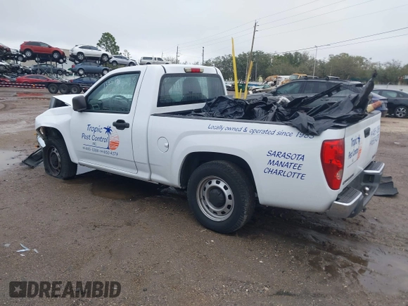 2012 GMC Canyon Work Truck with VIN 1GTC5LF99C8125249, listed as a IAAI auction lot 41661284 with 145,262 mi miles. Bid and sale history available at carsss.com. Image 3.