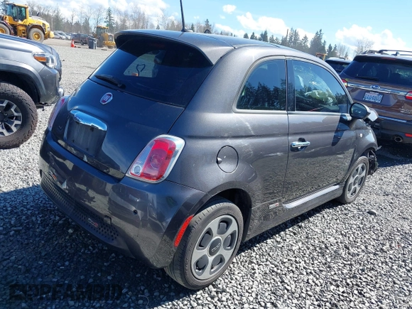 2015 FIAT 500e with VIN 3C3CFFGEXFT652883, listed as a IAAI auction lot 41895022 with 70,641 mi miles. Bid and sale history available at carsss.com. Image 4.
