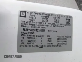 2011 GMC Sierra 1500 SLT с VIN 3GTP2WE38BG394666, выставлен на аукционе IAAI как лот 41883472 с пробегом 149 180 миль миль и . История ставок и продаж доступна на DreamBid. Изображение 9.