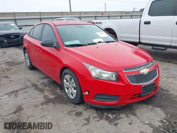 2014 Chevrolet Cruze LS with VIN 1G1PA5SG3E7144801, listed as a IAAI auction lot 41450069 with 69,508 mi miles and . Bid and sale history available at DreamBid. Image 1.