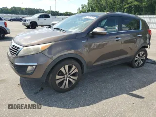 2011 Kia Sportage EX with VIN KNDPCCA29B7038019, listed as a Copart auction lot 61411115 with 185,895 mi miles and Salvage title. Bid and sale history available at DreamBid. Image 1.