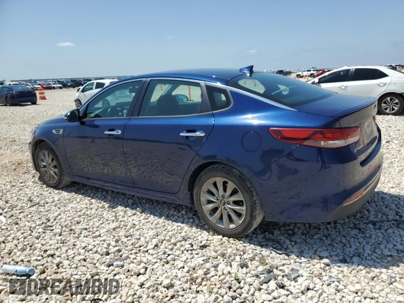 2018 Kia Optima LX z VIN 5XXGT4L35JG191868, wystawiony jako Copart lot #56230865 z przebiegiem 128 208 mil mil oraz Czysty tytuł • Clean title. Historia ofert i sprzedaży dostępna na DreamBid. Obrazek 2.