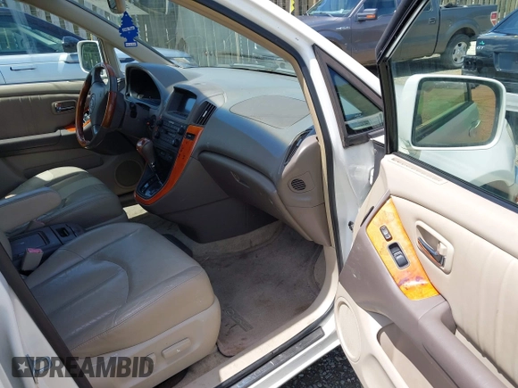 2001 Lexus RX 300 with VIN JTJHF10U410177529, listed as a IAAI auction lot 42172677 with 229,837 mi miles and . Bid and sale history available at DreamBid. Image 5.