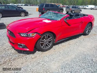 2017 Ford Mustang EcoBoost Premium with VIN 1FATP8UH0H5254626, listed as a IAAI auction lot 42001980 with 106,416 mi miles. Bid and sale history available at carsss.com. Image 2.