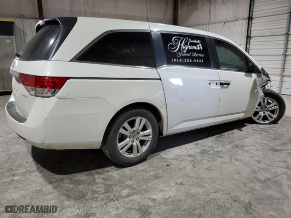2016 Honda Odyssey LX with VIN 5FNRL5H27GB091264, listed as a Copart auction lot 45331815 with 124,107 mi miles and Salvage Title. Bid and sale history available at carsss.com. Image 3.