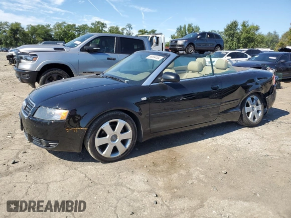 2004 Audi A4 1.8T with VIN WAUAC48H04K017417, listed as a Copart auction lot 66564454 with 120,014 mi miles and Salvage Title. Bid and sale history available at carsss.com. Image 1.