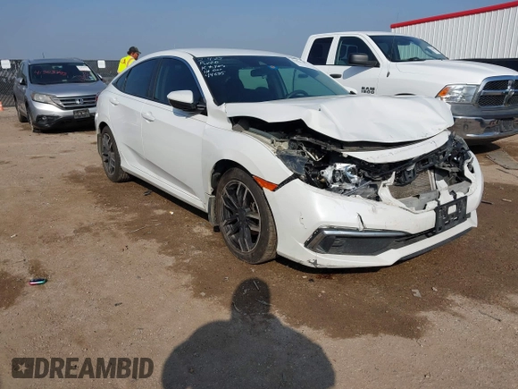 2020 Honda Civic LX z VIN 2HGFC2F68LH565560, wystawiony jako IAAI lot #41517853 z przebiegiem 96 832 mil mil oraz . Historia ofert i sprzedaży dostępna na DreamBid. Obrazek 1.