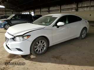 2017 Mazda 6 Sport with VIN JM1GL1U56H1137693, listed as a Copart auction lot 84321454 with 91,937 mi miles and Salvage Title. Bid and sale history available at carsss.com. Image 1.