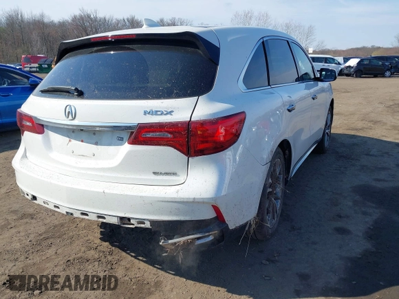 2017 Acura MDX w/Technology Pkg with VIN 5FRYD4H56HB023051, listed as a IAAI auction lot 41893936 with 109,546 mi miles. Bid and sale history available at carsss.com. Image 17.
