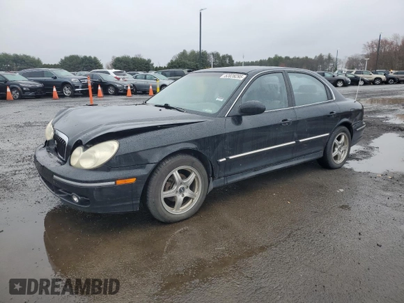 2003 Hyundai Sonata GLS with VIN KMHWF35H93A889433, listed as a Copart auction lot 52028295 with 159,566 mi miles and Salvage Title. Bid and sale history available at carsss.com. Image 1.