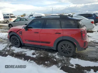 2021 MINI Countryman John Cooper Works with VIN WMZ33BS05M3N01273, listed as a Copart auction lot 82748524 with 52,091 mi miles and Salvage Title. Bid and sale history available at carsss.com. Image 2.