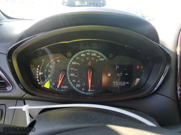 2020 Chevrolet Spark LS with VIN KL8CB6SA0LC411720, listed as a Copart auction lot 42366125 with 77,158 mi miles and Salvage Title. Bid and sale history available at carsss.com. Image 9.