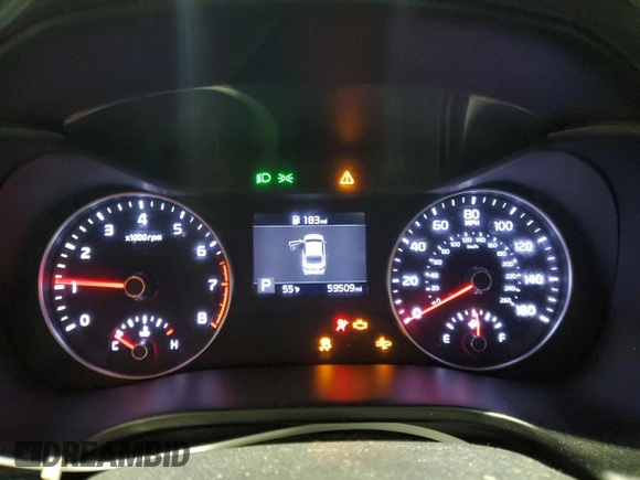 2020 Kia Forte LXS with VIN 3KPF24AD3LE206096, listed as a Copart auction lot 51780745 with 59,509 mi miles and Salvage Title. Bid and sale history available at carsss.com. Image 9.