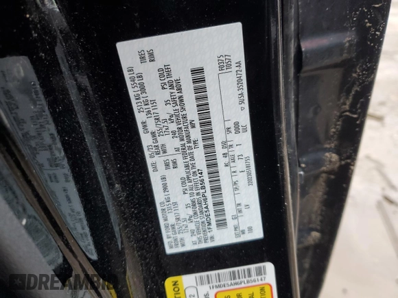 2023 Ford Bronco with VIN 1FMDE5AH6PLB56147, listed as a Copart auction lot 85275394 with 24,594 mi miles and Salvage title. Bid and sale history available at DreamBid. Image 15.