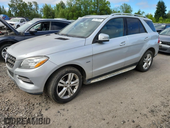 2012 Mercedes-Benz M 350 with VIN 4JGDA2EB8CA087712, listed as a Copart auction lot 63479635 with 104,908 mi miles and Clean title. Bid and sale history available at DreamBid. Image 1.