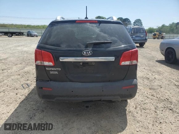 2013 Kia Sorento LX with VIN 5XYKT4A6XDG364050, listed as a Copart auction lot 52725905 with 166,866 mi miles and Salvage title. Bid and sale history available at DreamBid. Image 6.