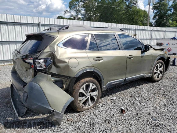 2020 Subaru Outback Limited with VIN 4S4BTANC8L3127991, listed as a Copart auction lot 67590594 with Not provided miles and Salvage title. Bid and sale history available at DreamBid. Image 3.